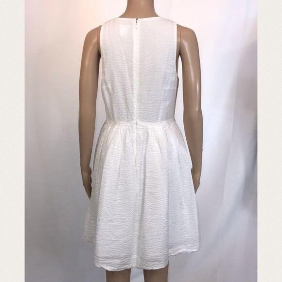 J.Crew white sleeveless dress size Four - Picture 7 of 9